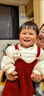 G.DUCKKIDS小黃鴨女童套裝春秋款連衣裙周歲女寶寶公主裙禮服兒童秋冬兩件套 紅色春秋套裝（花朵款夾子） 90 尺碼1~2歲【 80-90cm】 曬單實拍圖