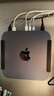 美易支Mac Mini M1M2M4/M4 pro金屬支架散熱托架桌下或者顯示器后背安裝軟墊保護(hù)不擋開關(guān)插口 黑色M1M2專用 曬單實拍圖