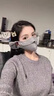 法·瑪莎 FAV MARTHA【德國耳保暖】口罩冬季女騎行高顏值防寒護耳透氣加厚毛絨保暖 黑科技納米升級款粉色 曬單實(shí)拍圖