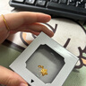 周大福鏤空爆閃方糖星星足金黃金吊墜(工費:180計價(jià))EOF1392 足金 約1.40g 曬單實(shí)拍圖