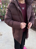 CANDYPRINCE 媽媽羽絨服 老年人羽絨服 中老年女裝媽媽裝50-60歲洋氣冬季外套 53款/咖色 3XL / 建議-(體重121-135斤) 曬單實(shí)拍圖