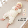 英氏（YEEHOO）嬰兒衣服新生兒連體衣男女寶寶純棉新疆棉嬰幼兒居家爬服四季款 星辰【和蛤款】 66cm (建議3-6月 6.9-8.9kg) 曬單實拍圖