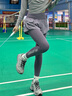 PHIGEER戶(hù)外跑步運動(dòng)套裝女秋季款透氣長(cháng)袖瑜伽服高彈力寬松速干衣健身服 紫色兩件套（咖紫褲） M 【推薦90-108斤】 曬單實(shí)拍圖