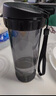 特百惠（Tupperware）茶韻500ML塑料杯男女士學(xué)生夏季運動(dòng)水杯子戶(hù)外便攜大容量 酷炫黑 曬單實(shí)拍圖