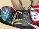 李寧（LI-NING）羽毛球拍戰(zhàn)戟8000青玉藍熒光耀粉全碳素控制型球拍單拍 4U空拍 曬單實拍圖
