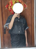 籬人歸美式復古顯瘦闊腿直筒牛仔褲男女春秋高街松弛感松拖地喇叭長(cháng)褲子 黑色 XL 135-150斤 曬單實(shí)拍圖