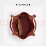 蔻馳（COACH）【七夕】經(jīng)典標志DAY 暗扣托特包單肩包大容量復(fù)古斜挎包夏季女包 B4/棕黃色 焦糖色（新版） 曬單實拍圖