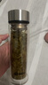 天喜（TIANXI）玻璃杯雙層加厚水杯男女帶茶隔泡茶杯大容量本色350ml禮物 曬單實(shí)拍圖