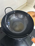 王源吉 熟鐵鍋炒鍋精鑄鐵無涂層不銹不粘炒菜鍋具燃氣灶電磁爐通用 32cm 曬單實拍圖
