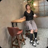 拾襪記壓力小腿襪女春夏季強壓瘦腿中筒jk襪子長(cháng)襪過(guò)膝襪防滑黑色長(cháng)筒襪 曬單實(shí)拍圖