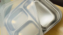 膳大皇（SHDO）德國316不銹鋼保溫飯盒上班族餐盒小學(xué)生分格便當盒微波爐帶飯盒 魏瑪316L【大號三格1個(gè)】 1600ml 曬單實(shí)拍圖