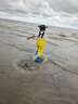 藍鷗盾兒童趕海服男女雨鞋雨靴連體涉水褲玩水服防水涉水服YX1050 25 曬單實(shí)拍圖