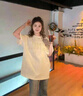 SNYDER WEAR美式潮牌短袖t恤上衣夏季女寬松oversize設計感小眾棉質(zhì)上衣T恤女 白色（非刺繡款） M 建議85-105斤 曬單實(shí)拍圖