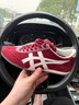 Onitsuka Tiger鬼塚虎舒適輕便 運動(dòng)休閑鞋男女MACHU RACER 1183C535-600 酒紅色 37.5 曬單實(shí)拍圖