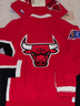 MITCHELL & NESSNBA芝加哥公牛夾克外套AUthentic秋冬衣服運動(dòng)休閑上衣 公牛隊96-97賽季AU紅 XL 曬單實(shí)拍圖