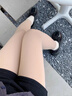 蕉下光腿神器連褲襪打底褲女士春秋冬季加絨瑜伽褲肉色裸感分體不掉襠 曬單實(shí)拍圖