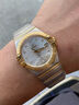 【二手99新】歐米茄星座系列男表鑲鉆18k金鋼鏈間金機械背透機芯天文臺女士二手奢侈品腕表瑞士國檢單表 35黃金鉆刻123.20.35.20.52.002 曬單實(shí)拍圖