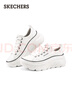 斯凱奇（Skechers）七夕情人節(jié)禮物女鞋夏季潮流百搭透氣時(shí)尚板鞋帆布鞋 白色/WHT 36 曬單實(shí)拍圖