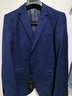 雅戈爾（YOUNGOR）套西上衣男630F款二粒單排扣修身版商務(wù)西服純綿羊毛舒適易打理 深藍 L 175/96A 曬單實(shí)拍圖