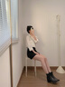 愛(ài)步（ECCO）女靴 25年新款簡(jiǎn)約百搭切爾西靴粗跟中筒靴子女 型塑290993黑色2909930100137 曬單實(shí)拍圖