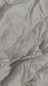 無(wú)印良品100%白鵝毛羽毛被子秋冬被芯200*230cm約6.4斤(填充2000g) 紐花白 曬單實(shí)拍圖