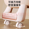 蒂樂(lè )兒童凳子嬰兒叫叫椅家用小板凳寶寶吃飯餐椅靠背座椅矮椅子餐桌椅 至尊鍍晶款 PU墊+透明餐盤(pán)+輪子 曬單實(shí)拍圖