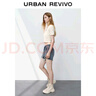 UR2025夏季新款女裝時髦街頭感破洞毛須牛仔短褲UYY850127 曬單實拍圖