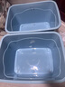 JCZS德國品牌加厚整理箱特大號收納箱收納家用衣服玩具塑料大號箱子帶 抹茶綠【特厚升級款】 30#無輪帶提手長39寬28高20 曬單實拍圖