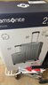 新秀麗（Samsonite）行李箱20英寸+28英寸拉桿箱子母套裝箱旅行密碼箱N(xiāo)X0銀色 曬單實(shí)拍圖