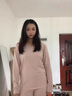 頌感秋衣秋褲女純棉套裝保暖內衣棉毛衫女士打底線(xiàn)衣線(xiàn)褲襯衣襯褲大碼 豆沙紫 XL （建議110-130斤） 曬單實(shí)拍圖