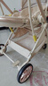 酷貝樂(lè )（coballe）嬰兒推車(chē)輕便遛娃神器新生兒嬰兒車(chē)0-3歲用折疊可坐可躺帶減震 香檳金【4代】 曬單實(shí)拍圖