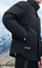 卡賓男裝 90鴨絨羽絨服2024秋冬新款寬松外套LOGO印花保暖潮流H 煤黑色01 2XL /185/54 曬單實拍圖