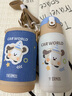 膳魔師（THERMOS）小學(xué)生316L不銹鋼可替換雙蓋水杯幼兒園開學(xué)兒童保溫杯550mL 藍 曬單實拍圖