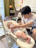 mommark寶寶餐椅尿布臺可坐躺兒童椅子學(xué)坐椅吃飯桌椅0-6歲 8合1養娃神器 【輕奢款】白P（萬(wàn)向輕音輪） 曬單實(shí)拍圖