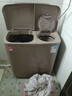 YANGZI揚(yáng)子集團(tuán)洗衣機(jī)半自動(dòng)老式家用雙桶大容量雙缸洗衣機(jī)藍(lán)光 洗脫雙筒小型波輪 9公斤強(qiáng)勁電機(jī)-小型款 曬單實(shí)拍圖