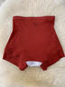 貓人（MiiOW）保暖內褲女士磨毛薄絨徳發(fā)熱聚乳酸抑菌大碼高腰四角短褲頭 安可拉紅+安可拉紅【磨毛薄絨 暖腹暖屁屁】 L 【適合體重100-120斤】 曬單實(shí)拍圖