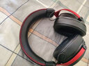 iKF V11 Pro7.1四模無(wú)線游戲耳機(jī)頭戴式7.1環(huán)繞音效藍(lán)牙有線電競(jìng)專用三角洲FPS無(wú)畏契約辨位 黑紅色 曬單實(shí)拍圖
