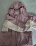 森馬（Semir）陳都靈|防護(hù)外套女中長款寬松撞色秋裝戶外通勤夾克101524109001 曬單實拍圖