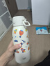 孕貝便攜式恒溫杯 恒溫水壺燒水杯嬰兒外出沖奶保溫杯恒溫水杯500ml 曬單實(shí)拍圖