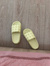 利達妮（TZLDN）踩屎感拖鞋女夏季外穿情侶室內家居家浴室防滑防臭學(xué)生厚底涼拖男 綠色 38-39 (適合37-38碼) 曬單實(shí)拍圖