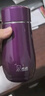 希諾保溫杯便攜304不銹鋼水杯迷你小杯子高顏值可愛(ài)女士花茶杯 XN-9638紫紅-300毫升 曬單實(shí)拍圖