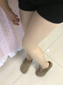 寶娜斯光腿神器可拆卸絲襪女秋冬加絨保暖打底褲襪超自然裸感美膚襪 曬單實(shí)拍圖