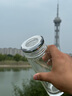 水宜生玻璃杯雙層水杯男泡茶高檔商務弱堿養(yǎng)生辦公水晶杯透明防燙微保溫 【380ml】禮盒裝 曬單實拍圖