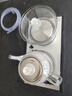豐谷全自動(dòng)上水電熱水壺 茶臺燒水壺 家用辦公嵌入式茶桌茶幾一體機茶具電茶爐套裝 1L （37*20cm）底部上水銀色-消毒款 曬單實(shí)拍圖