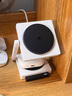 魅族（MEIZU）PANDAER 二合一桌面無(wú)線(xiàn)充電器 15W+5W無(wú)線(xiàn)雙充 磁吸 便攜折疊 CNC全金屬骨架 適用蘋(píng)果手機(jī)/耳機(jī) 曬單實(shí)拍圖