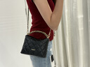 星期六女包包菱格手提包牛皮小香風(fēng)輕奢單肩斜挎小包生日禮物 曬單實(shí)拍圖