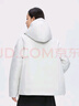 波司登（BOSIDENG）羽絨服鵝絨女款短款連帽加厚新國標90絨商場(chǎng)同款外套 云溪白8646 M 165/88A 曬單實(shí)拍圖