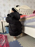 G.DUCKKIDS童裝兒童羽絨服男童中長款加厚男孩外套冬季寶寶衣服過膝長款冬裝 黑色 90 建議80-90cm1歲半-2歲 曬單實(shí)拍圖