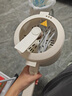 美的（Midea）電煮鍋 小電鍋 電蒸鍋 長(cháng)柄 宿舍小鍋 多功能輔食鍋 學(xué)生宿舍泡面XZE2017 1.6L配蒸籠【國家補貼】 曬單實(shí)拍圖