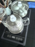益茶福全自動(dòng)上水電熱水壺底部上水嵌入式茶臺(tái)功夫茶燒水壺飲水燒水一體機(jī)抽水玻璃煮茶壺保溫泡茶壺 SQ-008玻璃套裝 1L 曬單實(shí)拍圖
